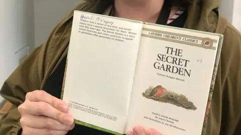 Museum of English Rural Life Zoe identified her childhood copy of The Secret Garden by the hieroglyphics inside