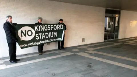 BBC No Kingsford Stadium protest