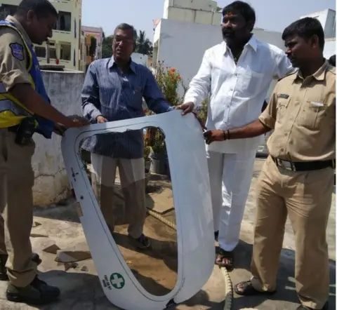 Telangana Police The door weighed more than 20kgs