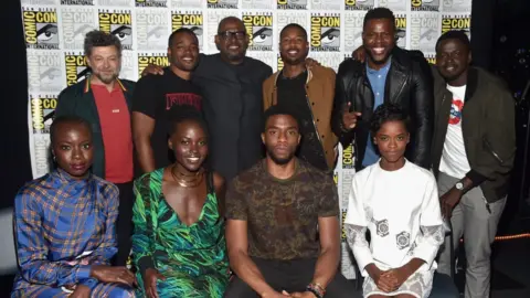 Getty Images The cast of Black Panther