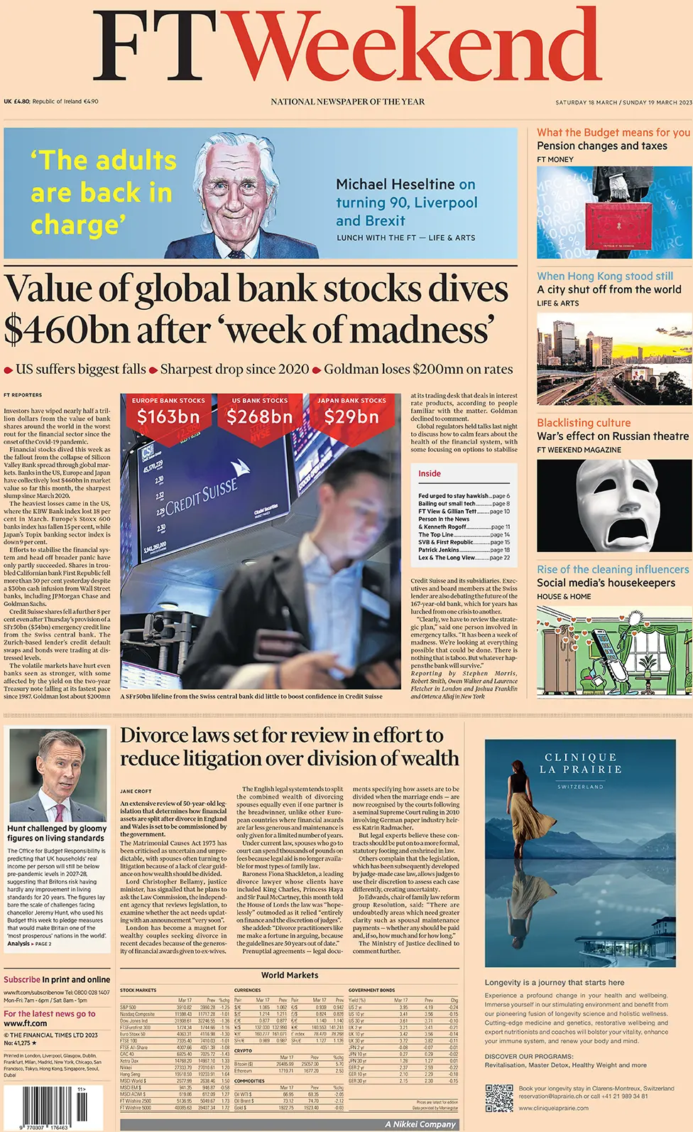 Financial Times front page