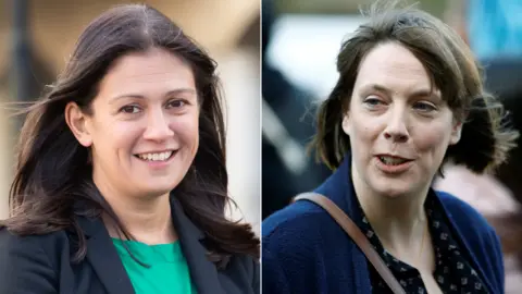 PA/Reuters Lisa Nandy and Jess Phillips