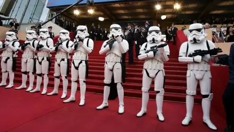 Getty Images Stormtroopers at Cannes