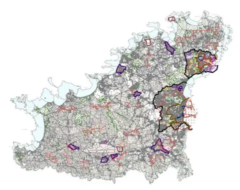 States of Guernsey Development map of Guernsey