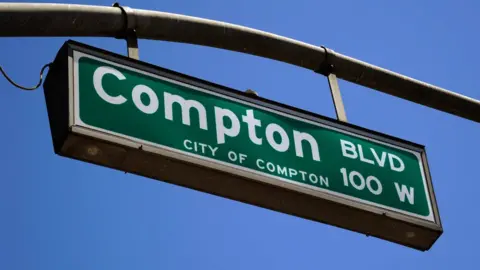 Getty Images Compton sign