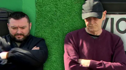 BBC Thomas Ashe Mellon, left, and Fergal Melaugh