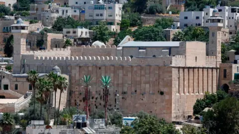 AFP A view of the Tomb of the Patriarchs in Hebron (29 June 2017)