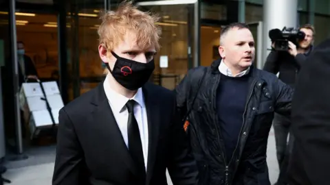 Reuters Ed Sheeran at the High Court,