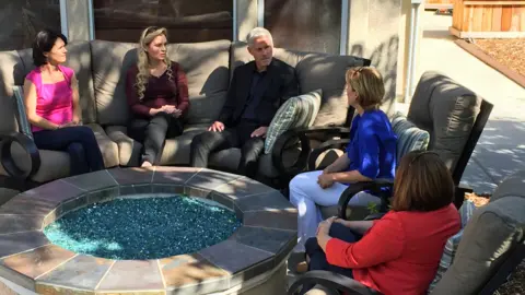 Alex Tresniowksi Paul meets the four volunteers working on his case in 2016