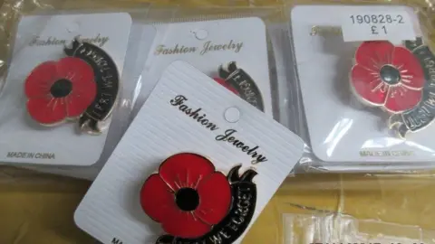 Border Force Poppy jewellery