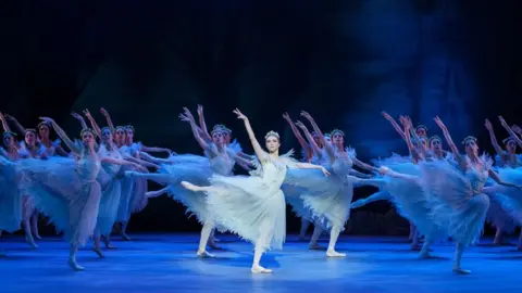 Altin Kaftira Ballet dancers performing Giselle