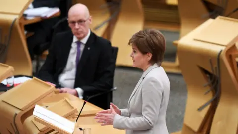 Getty Images Swinney and Sturgeon