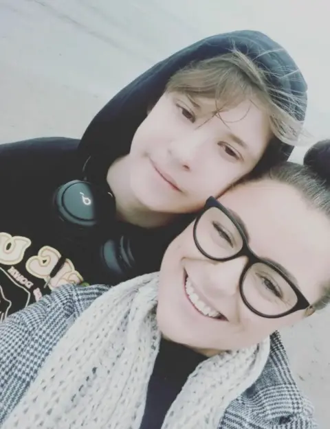 Samantha Yexley Samantha and son