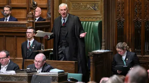 UK PARLIAMENT Sir Lindsay Hoyle, Speaker of the House of Commons