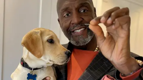 Guide Dogs Willard Wigan and Daniel