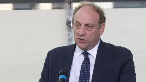 AFP Michael Oreskes, senior vice president of news NPR, speaks during the rededication of the Journalists Memorial at the Newseum in Washington, DC, June 5, 2017