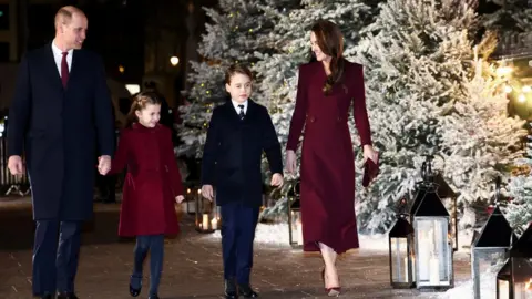 Reuters Prince William, Charlotte, George and Kate