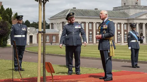 Julian Simmonds/The Daily Telegraph/PA The prince plants a lime tree