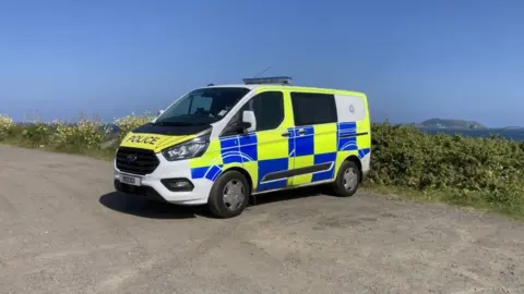 BBC Guernsey Police van