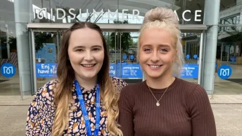 Alex Pope/BBC Chloe Brooks (left) and Dani Ward (right)