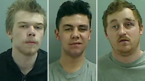 Cleveland Police Josh White, Keaton Gibson and Connor Smith