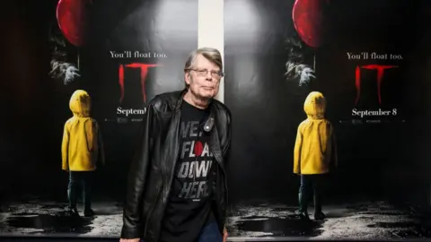 Getty Images Stephen King attends a special screening of 'IT' at Bangor Mall Cinemas 10 on September 6, 2017 in Bangor, Maine