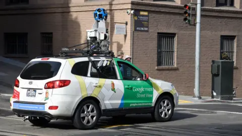 Getty Images Google Maps Street View car in San Francisco.