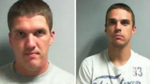 North Yorkshire Police Shane Richards (left) and Carl Riddiough