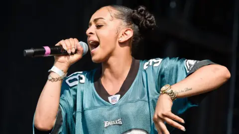 Getty Images Rapper Paigey Cakey performing at Born And Bred Festival