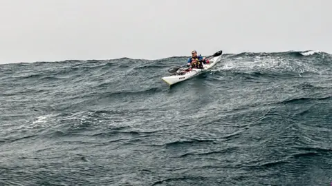 Katie Carr Toby Carr kayaking