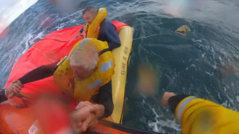 RNLI Jersey Pilots Paul Clifford and Duncan Laisney