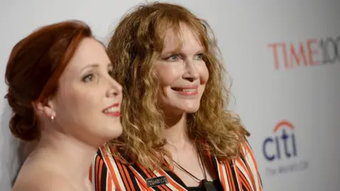 Getty Images Dylan and Mia Farrow in 2016