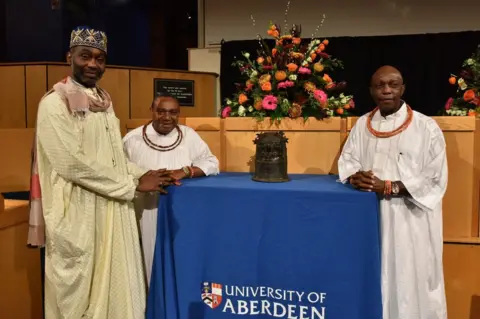 University of Aberdeen handover ceremony