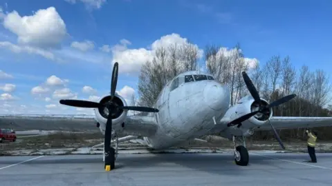 Blackbushe Heritage Trust Vickers Viking aircraft