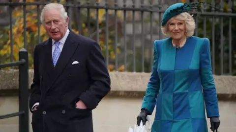 Getty Images King Charles and the Queen Consort in 2021