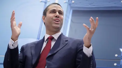 Getty Images Ajit Pai was formerly a top lawyer at Verizon