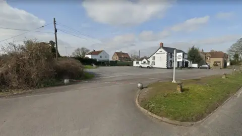 Google Maps The A367 near The White Post Inn