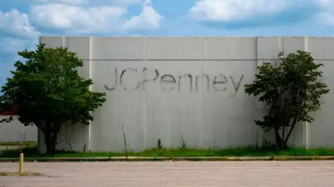 Getty Images An abandoned US shopping mall