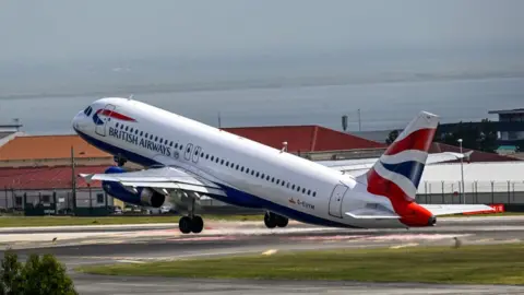 Getty Images A BA plane