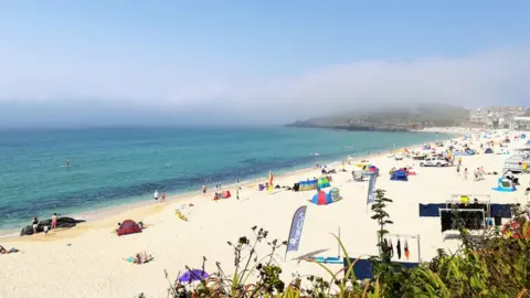 beachseeker/BBC Weather Watchers St Ives Beach, Cornwall