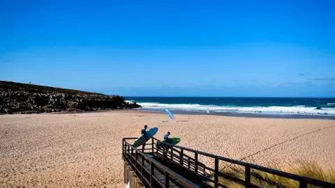 Getty Images Surfers, Foz do Lizandro beach in Ericeira
