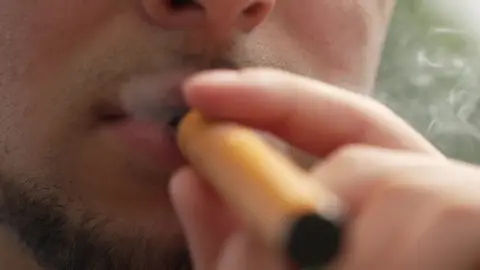 BBC Young man vaping