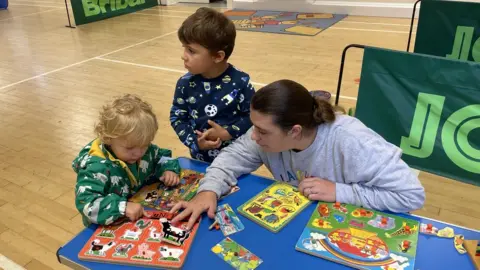 BBC Sophie Watley and her children