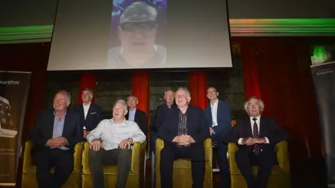 Pacemaker Players from the Northern Ireland 1982 World Cup at a reunion event to mark 40 years since the competition