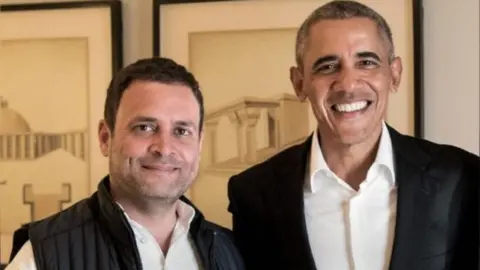 PTI Rahul Gandhi met Obama in December 2017, when the former US President was on a visit to India to participate in a conference organised by a media house