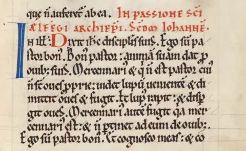 Corpus Christi College, Cambridge Office for St Alphege in the Becket psalter