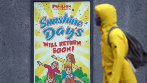 PA Media poster in Glasgow