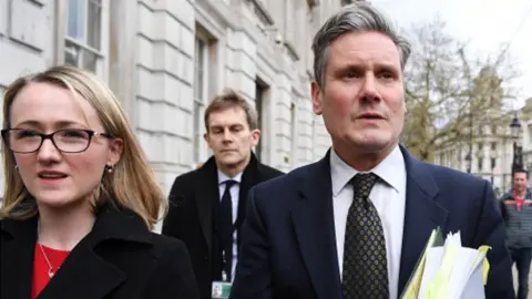 EPA Rebecca Long-Bailey and Sir Keir Starmer