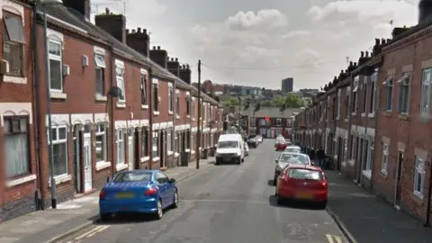 Google Derwent Street, Cobridge, Stoke-on-Trent