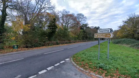 Google The A38 near Twyning in Gloucestershire